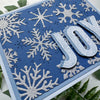 joyful snowflakes holiday card