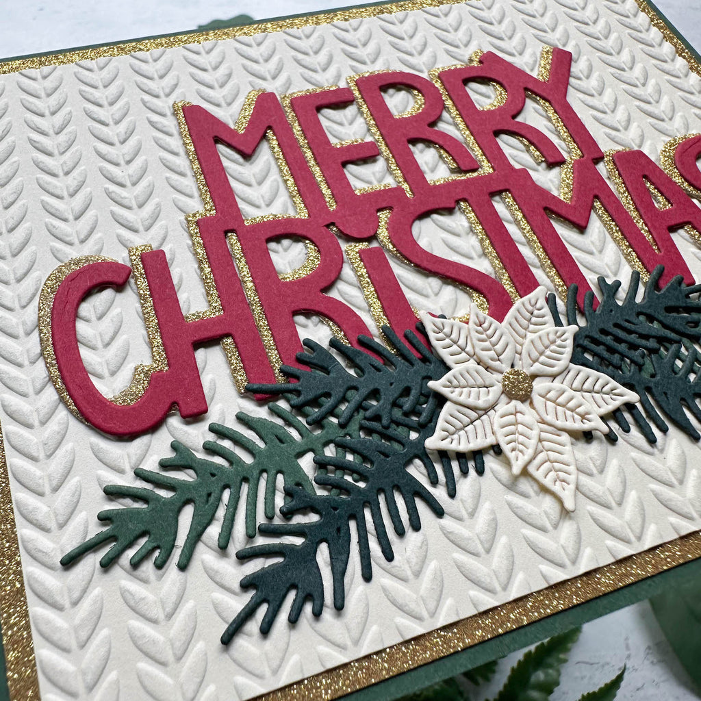 Merry Christmas Foliage Card