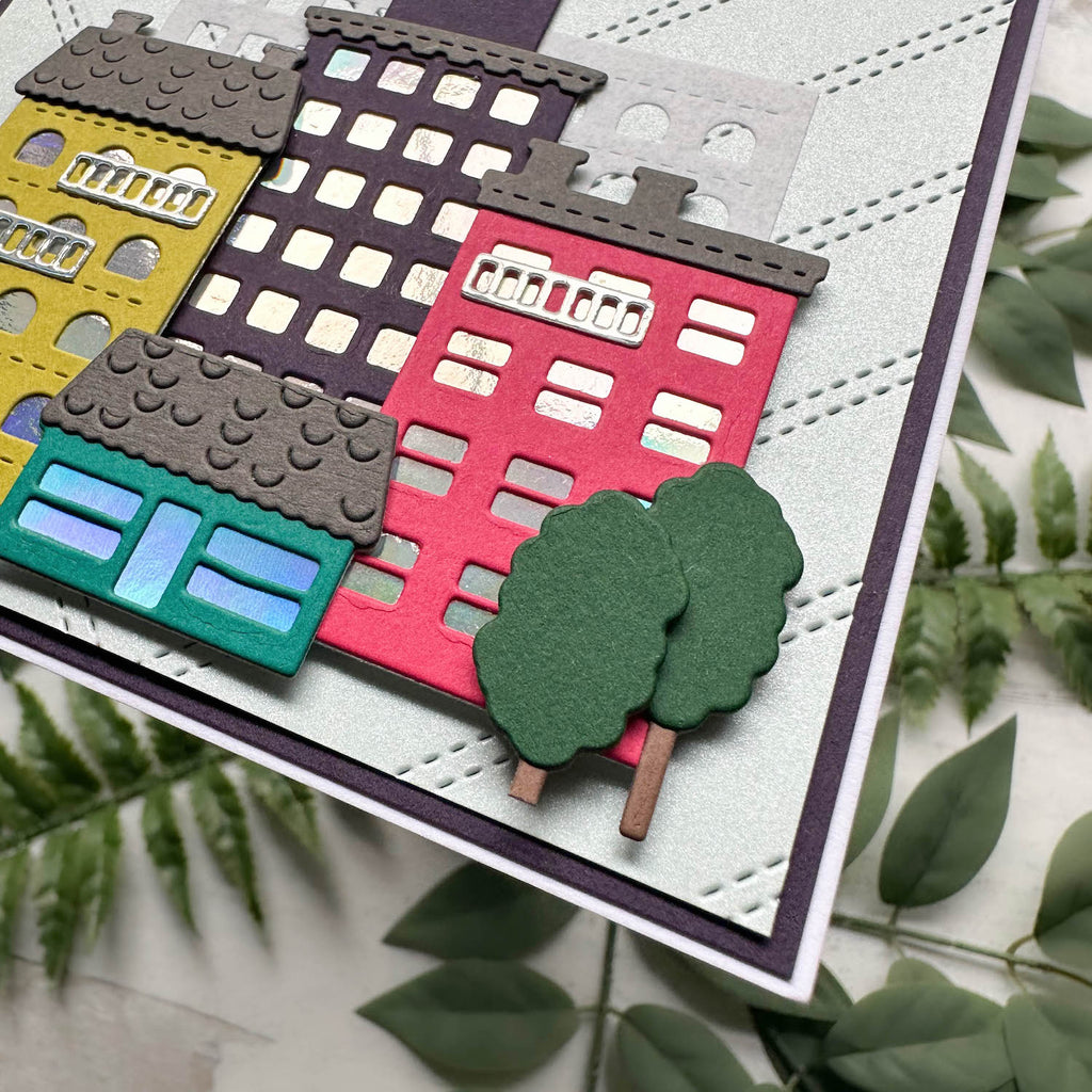 City Stacks Card Closeup